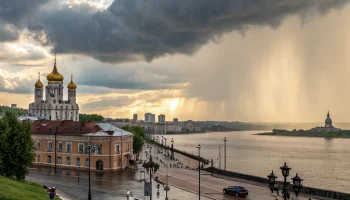 В Нижний Новгород идет похолодание и дожди после жары до +30 градусов